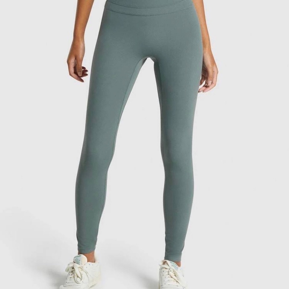 Gymshark Whitney Simmons PAIR High Rise Leggings - Eucalyptus & Dandelion Brown